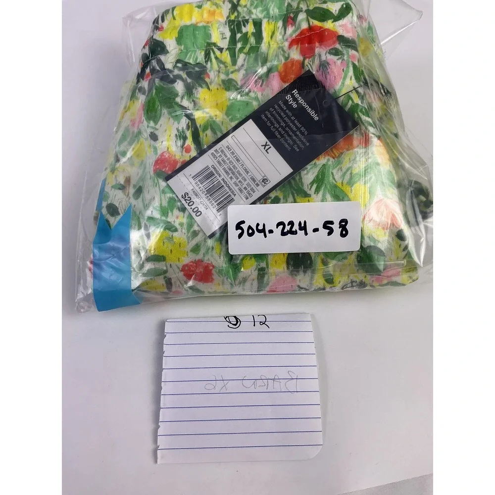 Original Use XL Floral Print Drawstring Shorts Women's Lightweight Summer Casual